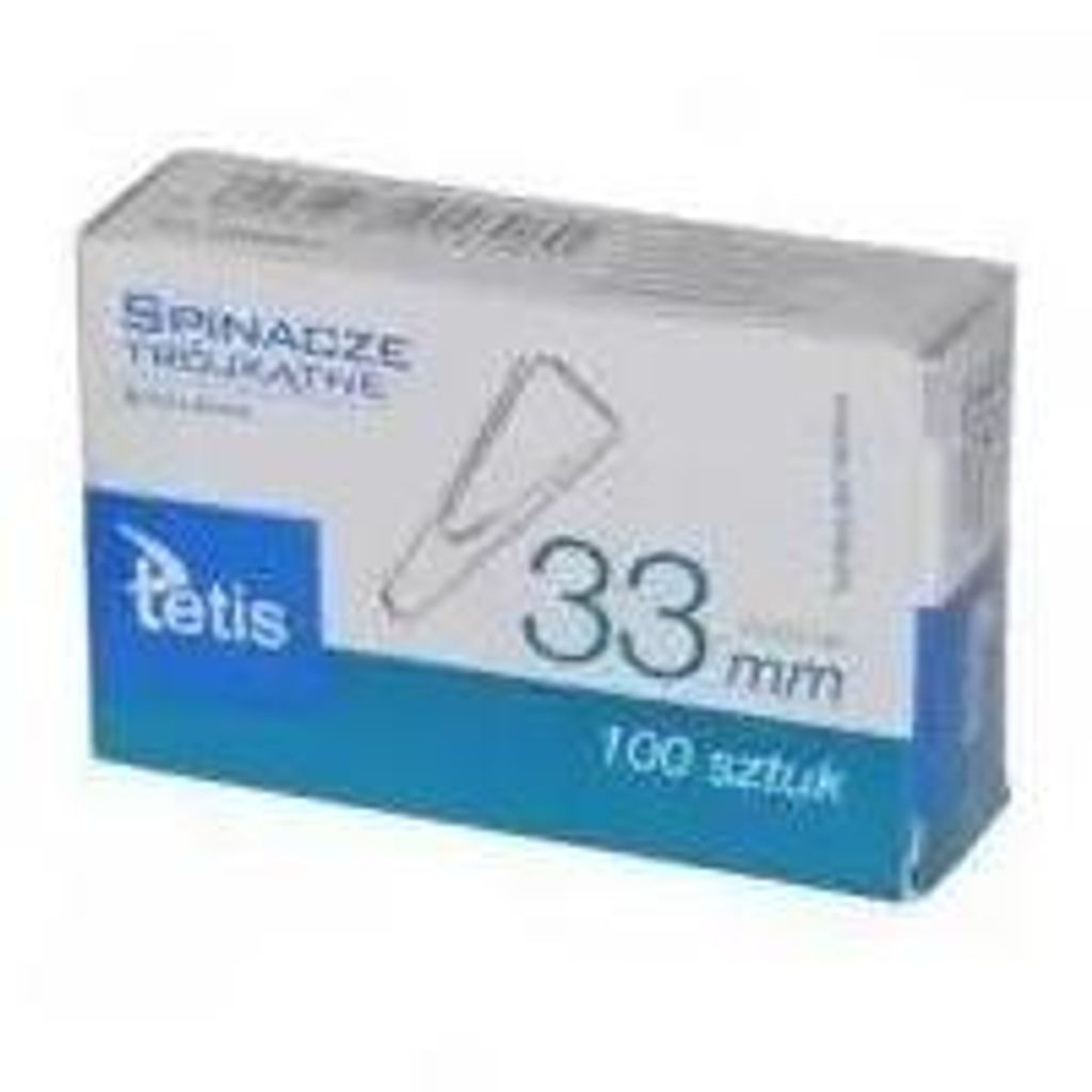 Packung mit dreieckigen Büroklammern, 33 mm, 100 Stück, 10 Packungen – Tetis