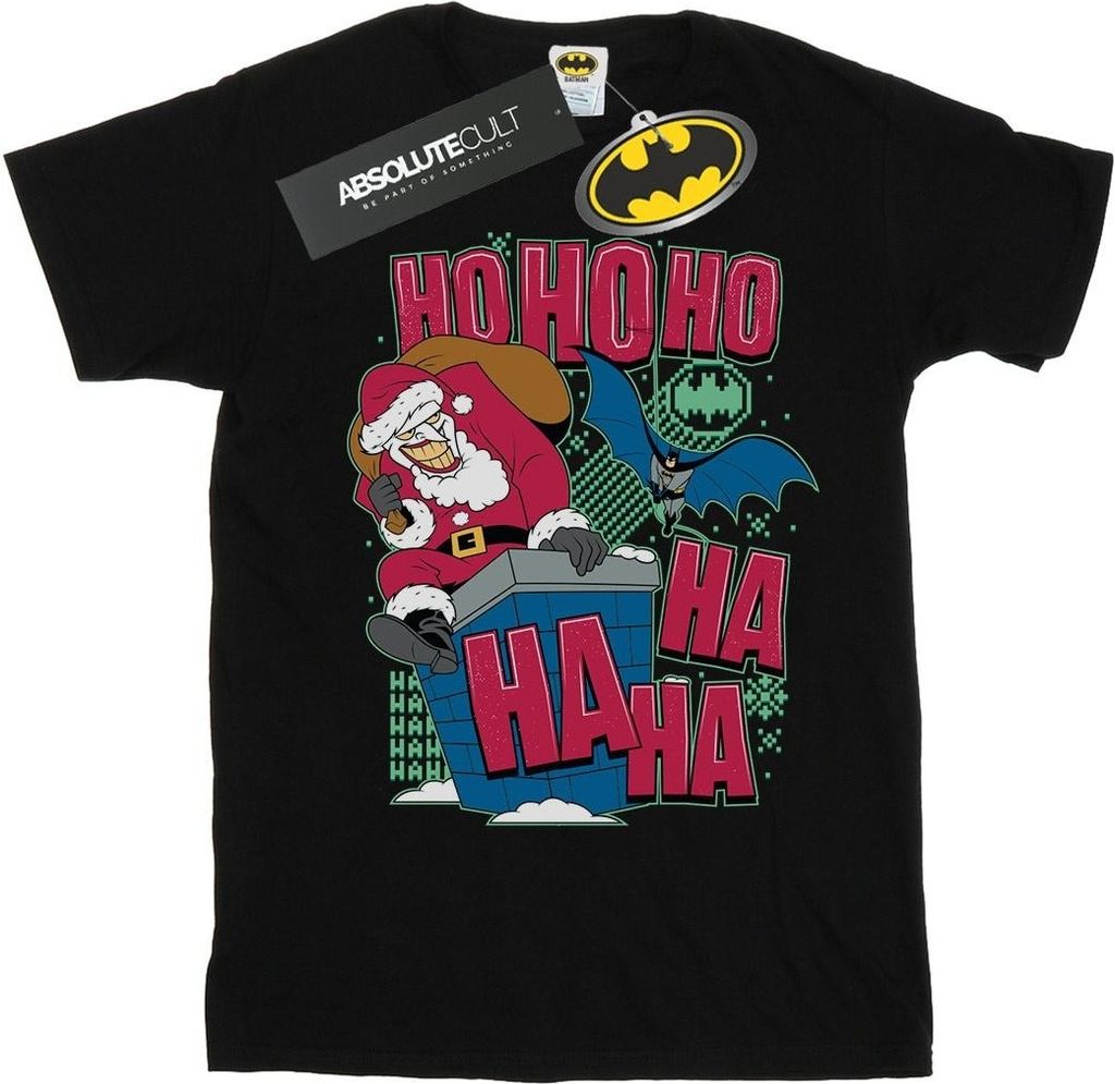 DC Comics - "Ha Ha Ha Ho Ho Ho" T-Shirt für Herren BI14321 (4XL) (Schwarz)