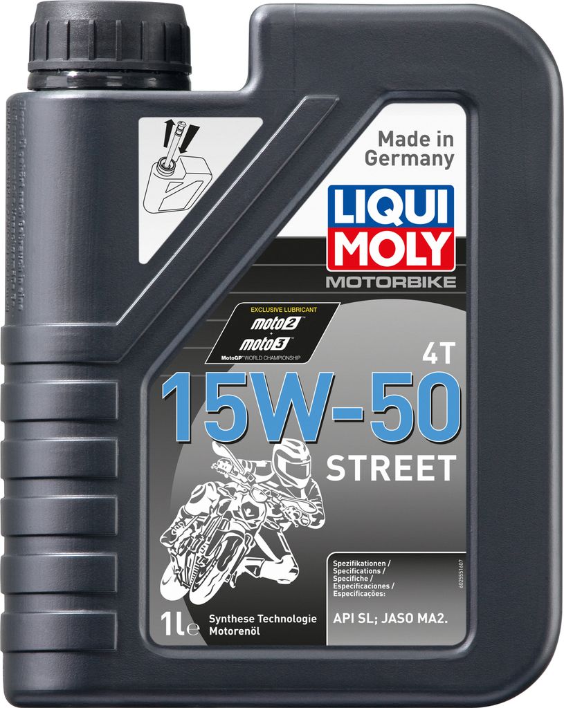 Liqui Moly Motorbike 4T 15W-50 Street 1 L Produktbild 