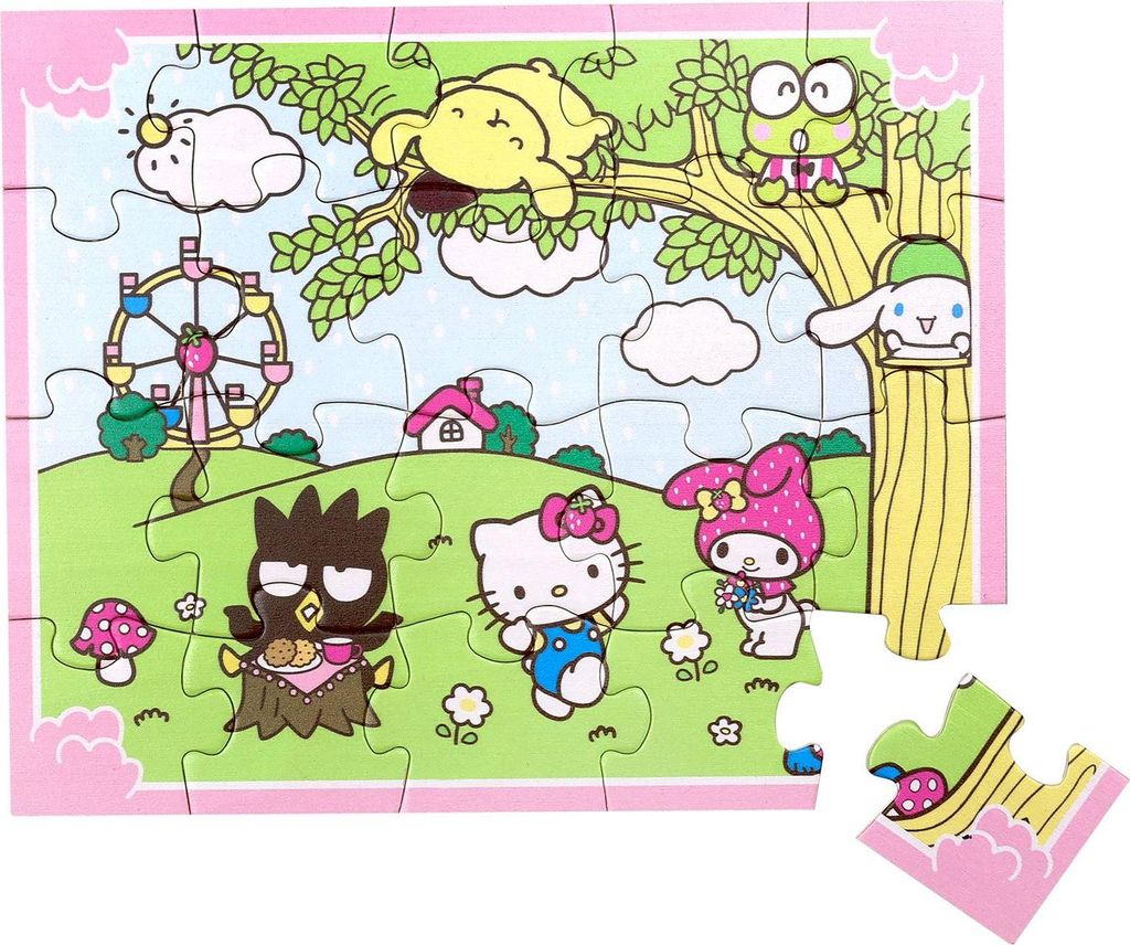 Micki Puzzle Hello Kitty Karton 20 Teile Lernspielzeug Produktbild 