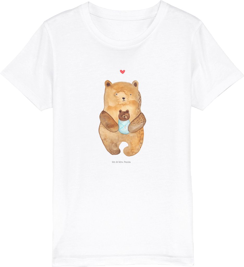 Mr. & Mrs. Panda Kleinkinder T-Shirt Bär Baby 5-6 Jahre Produktbild 