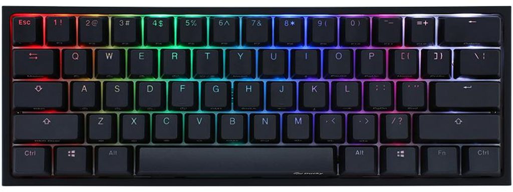 Ducky One 2 Pro Mini Gaming Tastatur, RGB LED - Kailh Red