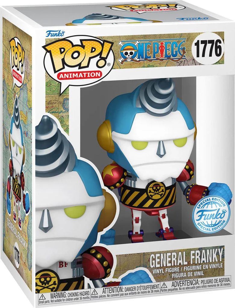 Statuetta Funko POP One Piece 1776 General Franky  New York Immagine del prodotto 