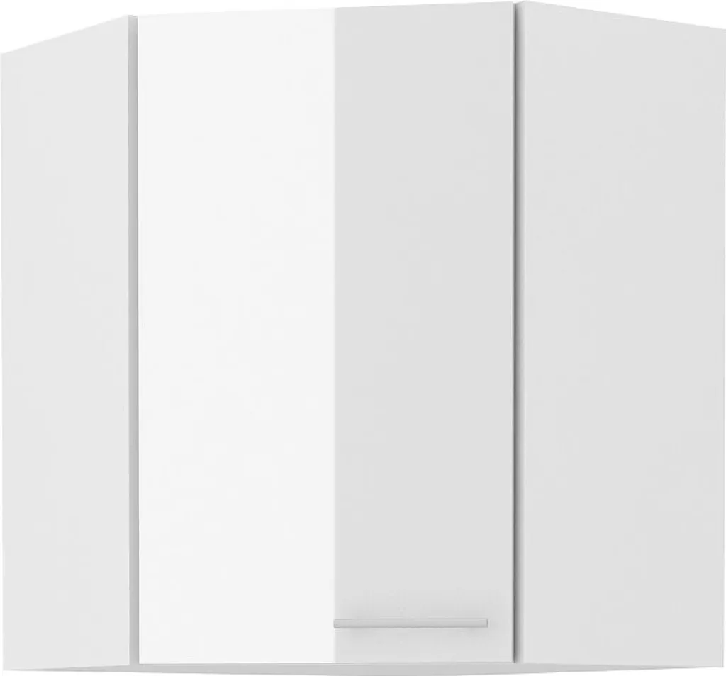 Pensile Cucina Angolare LAJLA 60x60 Bianco - Armadietto Superiore Salvaspazio
