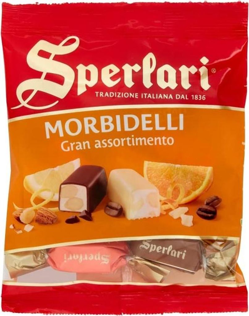 Sperlari Morbidelli Gran Assortimento Soft Nougat verschiedene Geschmacksrichtungen 117g