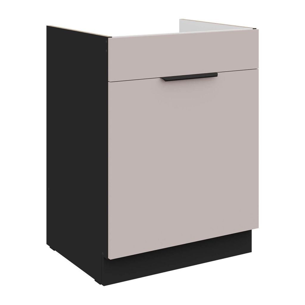 Spülenschrank Arona Cashmere 60 ZL 1S BB mit Auszug Produktbild 