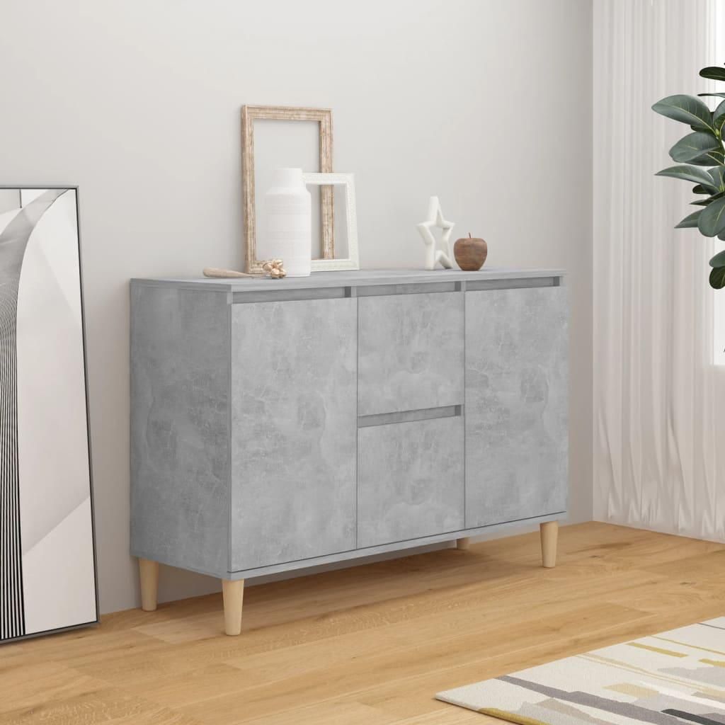 vidaXL Příborník betonový šedý 103,5x35x70 cm odvozený Obrázek produktu 