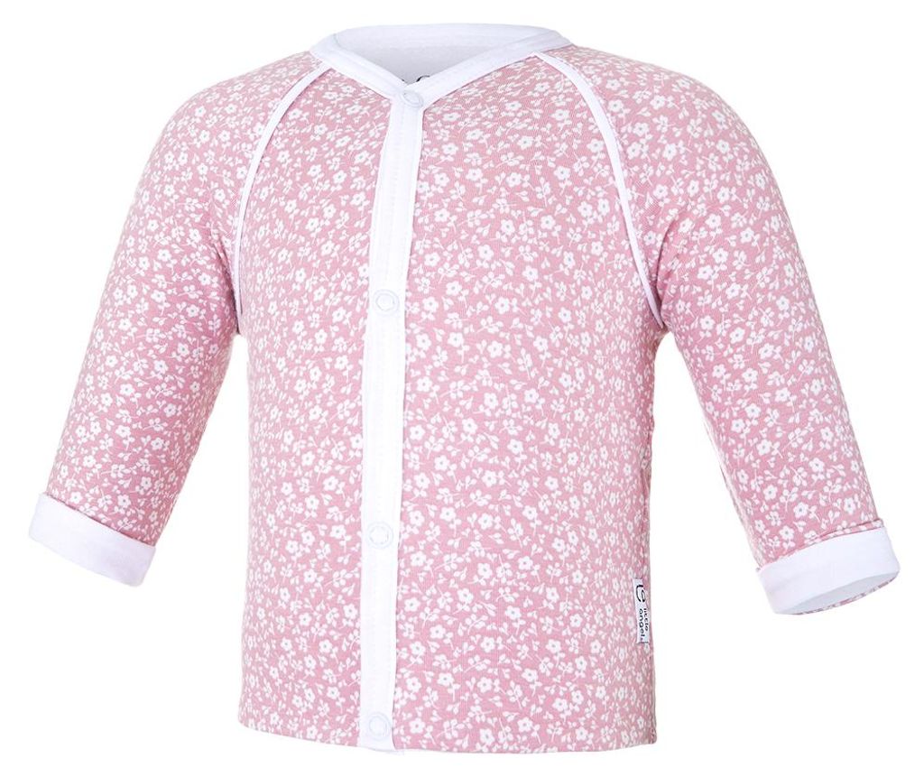 Gefütterte Babyjacke Outlast - Altrosa Blüte/Weiß, 56