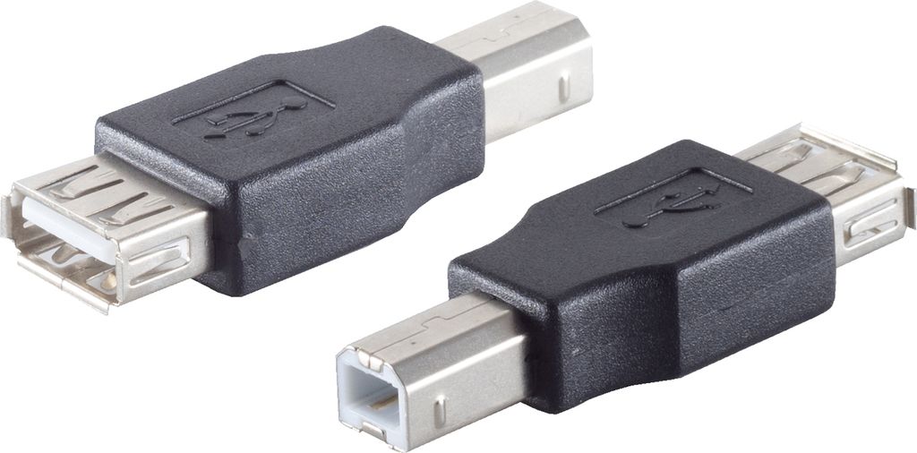 USB-B Adapter, USB-A Buchse, 2.0 Produktbild 
