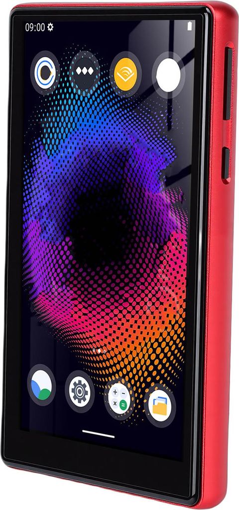128 GB MP3-Player Bluetooth WiFi MP4 MP5-Player mit 5,0-Zoll-Touchscreen MTK MT6762-Chip HiFi-Klang ohne Verluste für Kinder und Erwachsene Rot