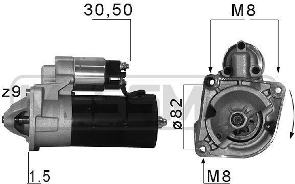 ERA 220679A - OE 5802 AQ Anlasser, Starter für Jumper, Ducato, Boxer
