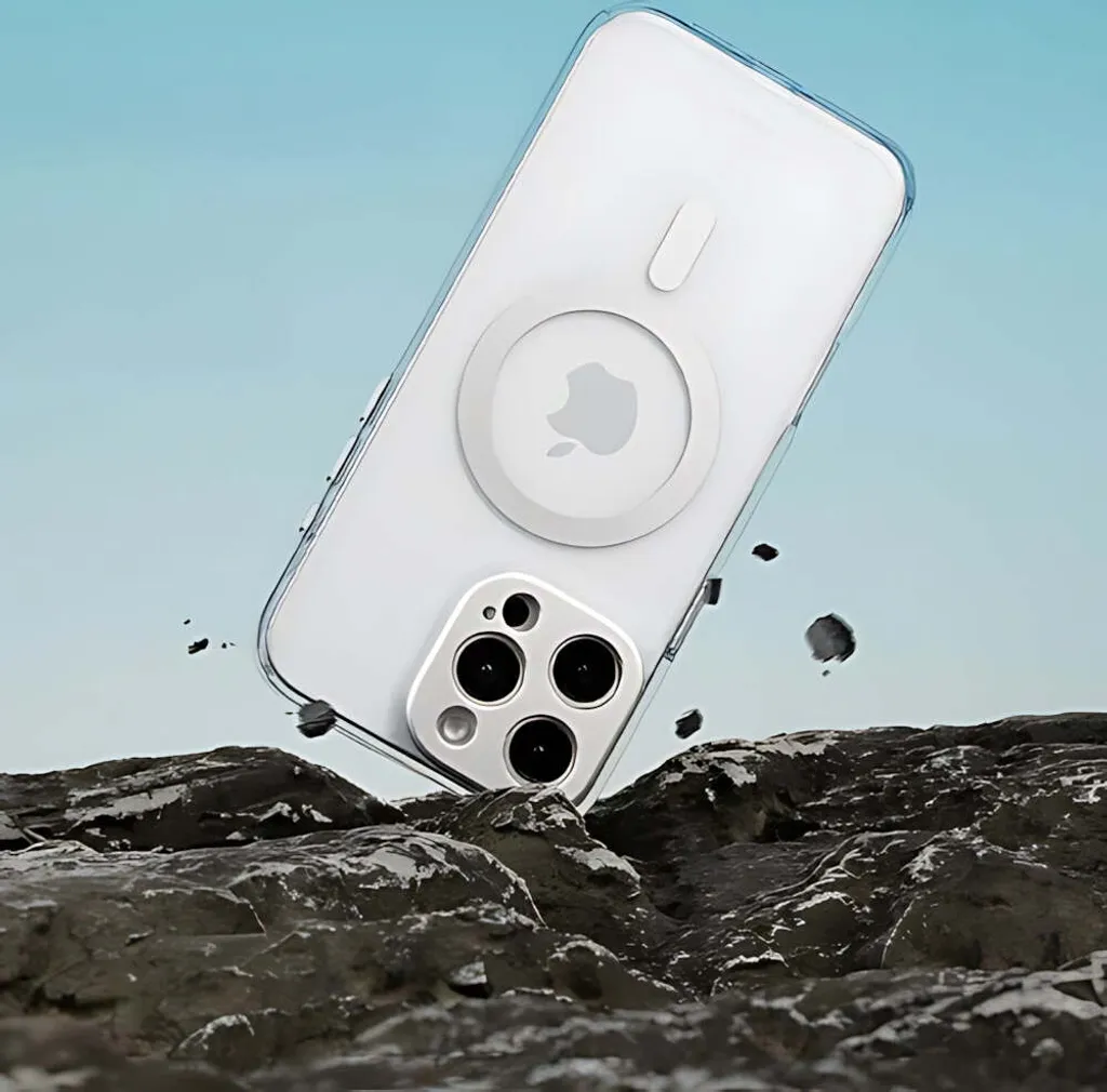 Protégez votre iPhone 16 Pro Max avec la Coque Moshi iGlaze MagSafe Argent - 6