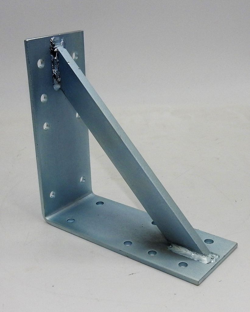 Winkel feuerverzinkt 200x200x80mm verstärkt Schwerlas Produktbild 