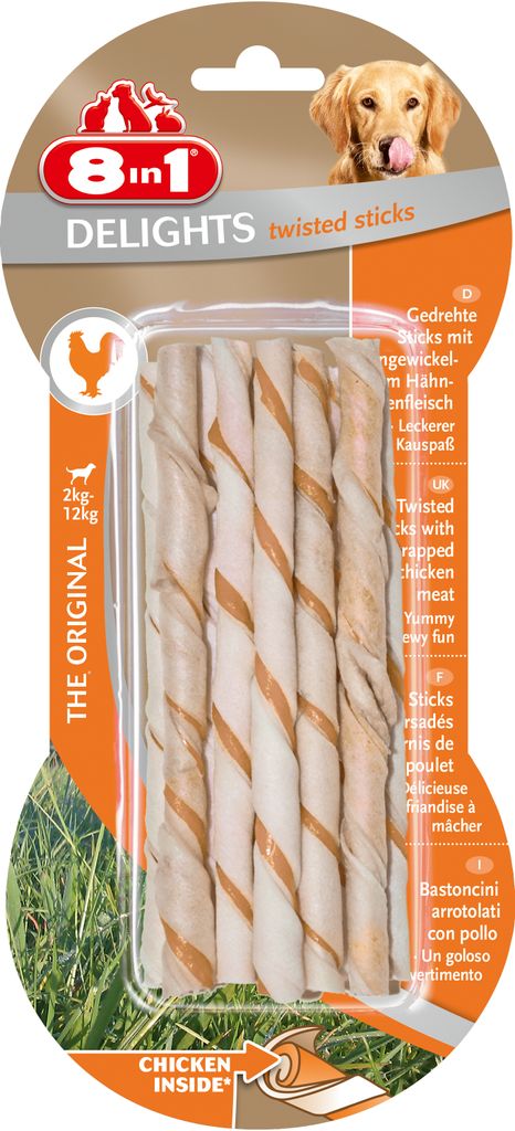 8in1 Delights Twisted Sticks 10 Stück