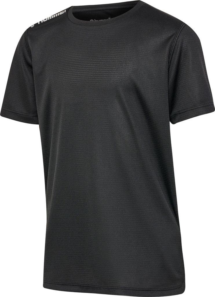 Hummel Hmlrun Jersey S/S Kids - black, Größe:140