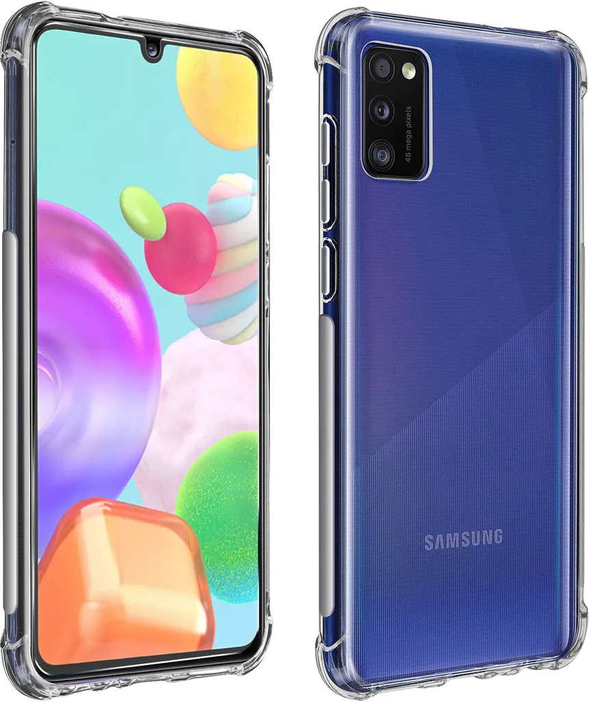 Custodia + Vetro Temperato Per BLU View 4 (6.1'') - Cover Morbida TPU Nero Con Airbag Angolari E Pellicola 9H, Kit Completo