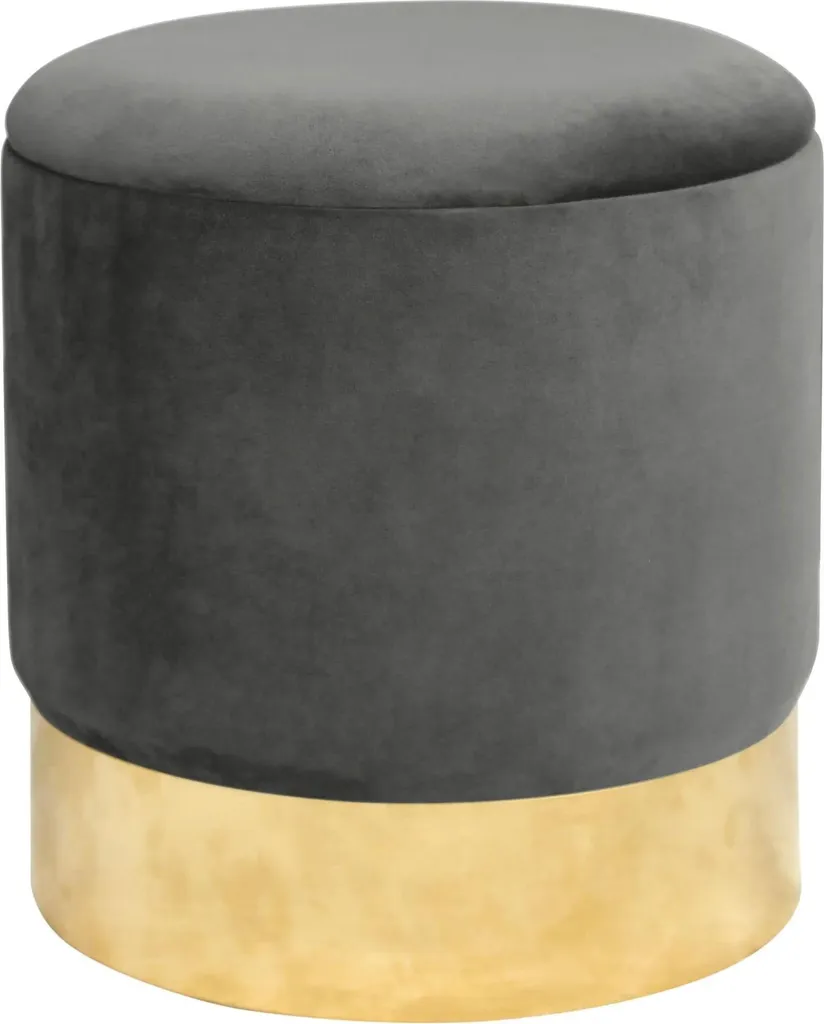 Pouf Velluto Rosa Chic Porto Akord | Accessorio Arredo Glamour 46cm