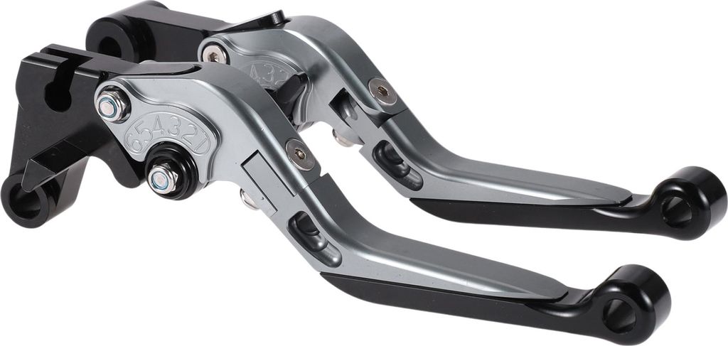 Kurze Lange Brems- und Kupplungshebel für Yamaha YZF R1 15-22 Verstellbare Motorrad Lenker Bremshebel Aluminiumlegierung Titan Griff Schwarz Ende