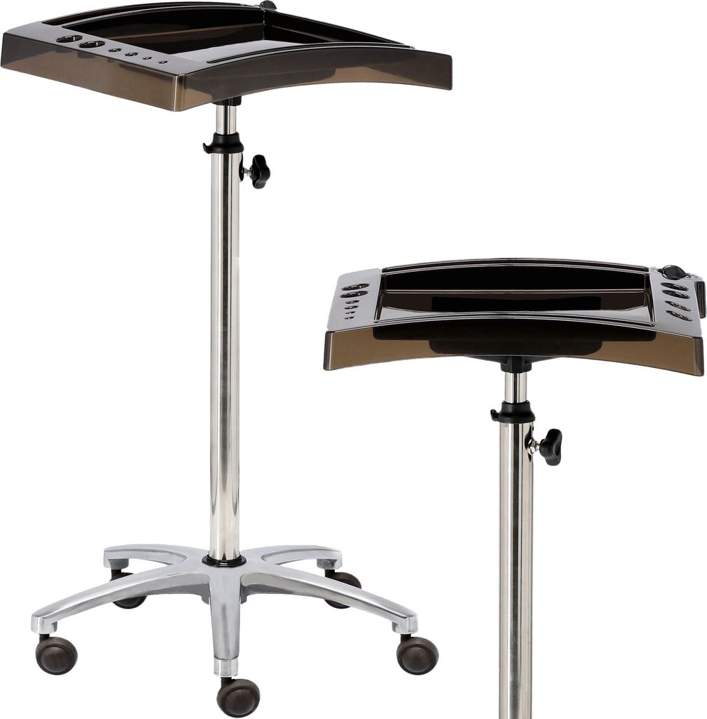 Friseurhilfe Rollwagen Beistelltisch mit Rädern zum Färben T0154 zum Kosmetiksalon Tisch auf Stativ
