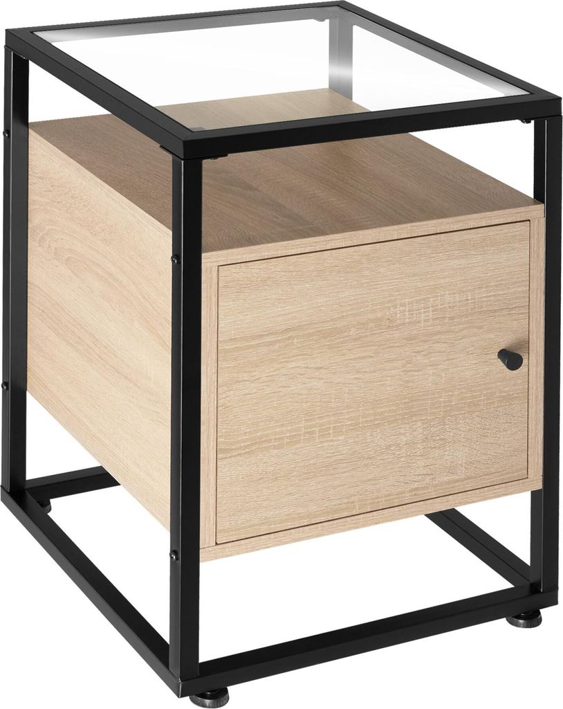 tectake Nachttisch Dudley 40 x 43 x 60,5 cm