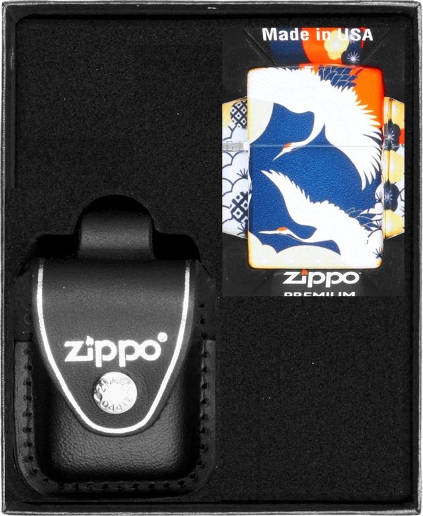 ZIPPO Feuerzeug-Set ASIAN BACKGROUND DESIGN Geschenk No3