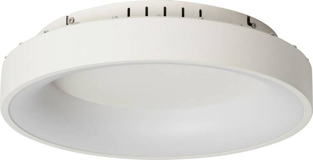 Lucande LED-Deckenleuchte Samvel, Ø 38,4 cm, Weiß, Eisen