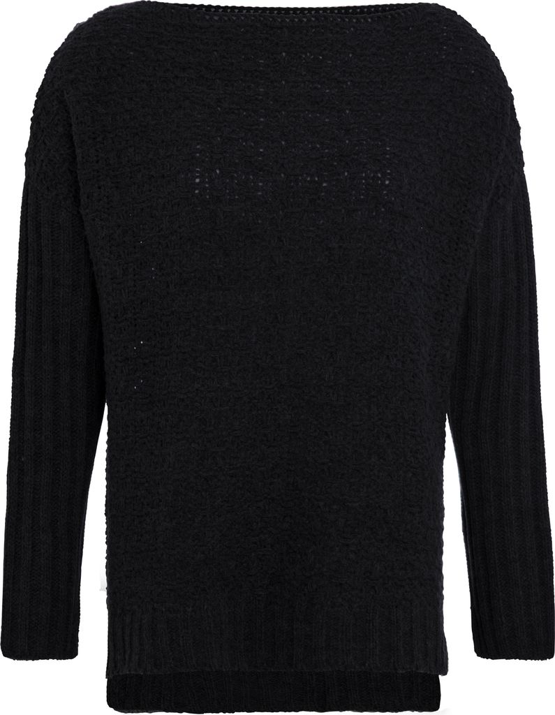Knit Factory Emily Strickpullover - Schwarz - 40/42
