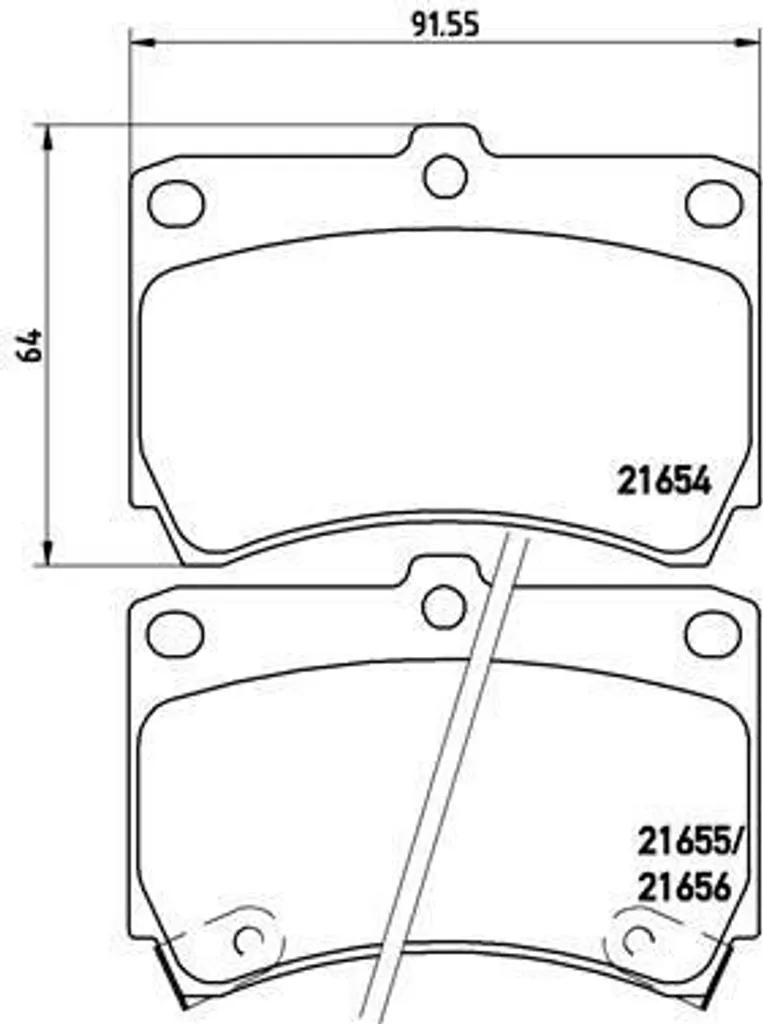 Plaquettes de frein Mazda 323 et Demio Brembo pour conduite urbaine