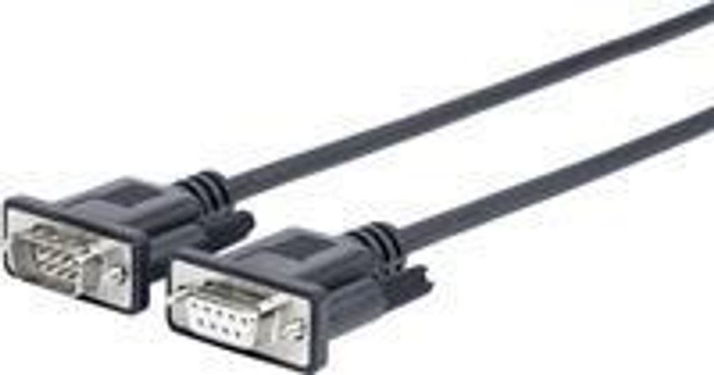 Vivolink PRORS10, Schwarz, 10 m, RS-232, RS-232, Männlich, Weiblich