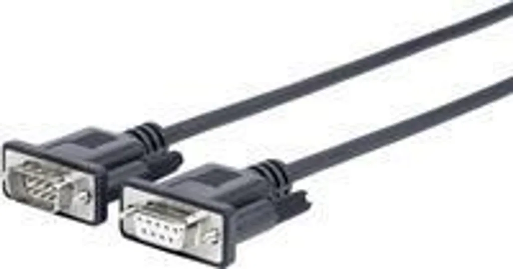 Câble Série Pro RS232 DB9 Mâle vers Femelle 1,8m pour Liaison PC