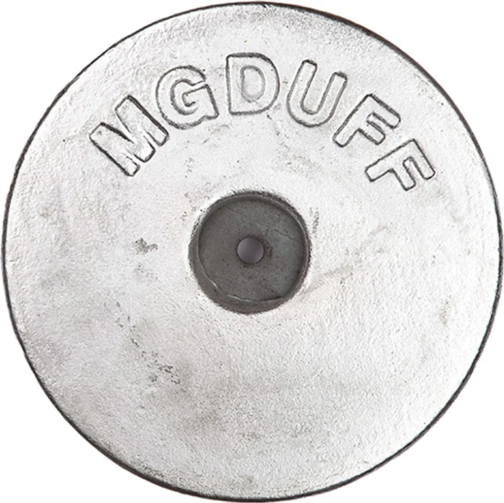 Anode MG Duff en aluminium AD35 ø160mm pour dérive de bateau