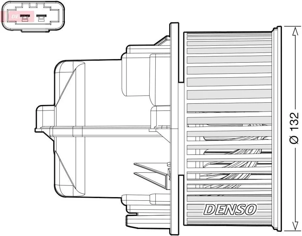 Réparer ventilation en panne - Pulseur DENSO DEA33002 pour Range Rover