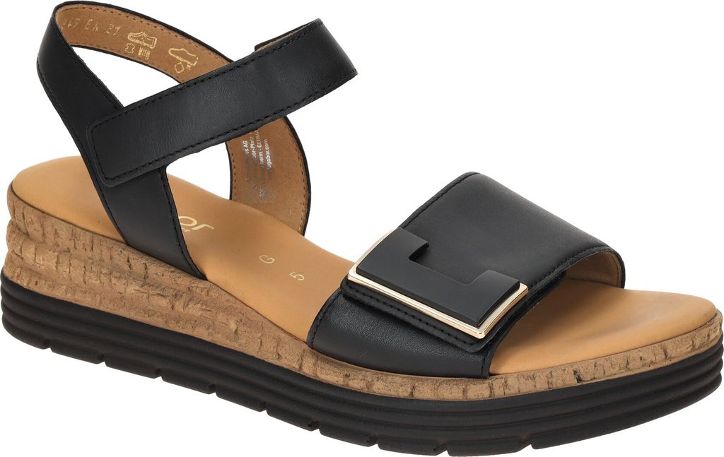 Gabor 2.700.57_8, Sandaletten in Schwarz für Damen, Größe 43