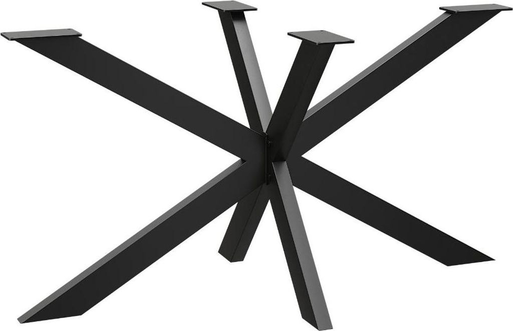 BIG Tischgestell Spider | schwarz pulverbeschichtet | 143x78x73 cm