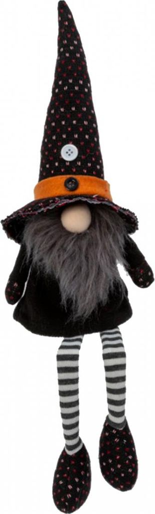 Großer männlicher Hexen Gnom als Kantenhocker 55cm