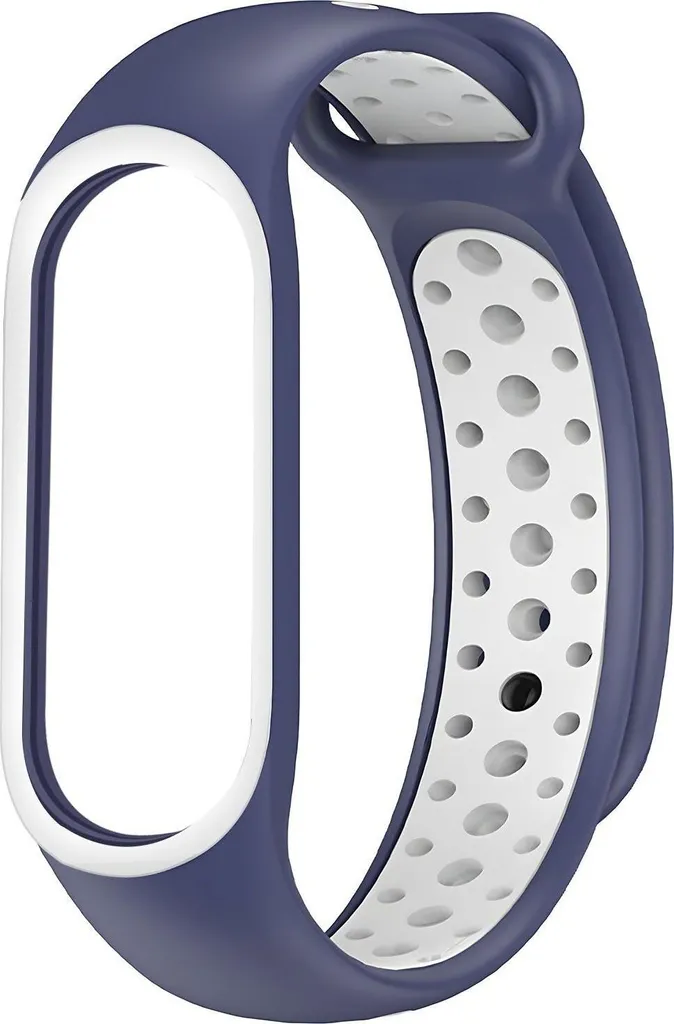 Bracelet sport respirant pour Xiaomi Mi Band 7 6 5 idéal fitness bleu