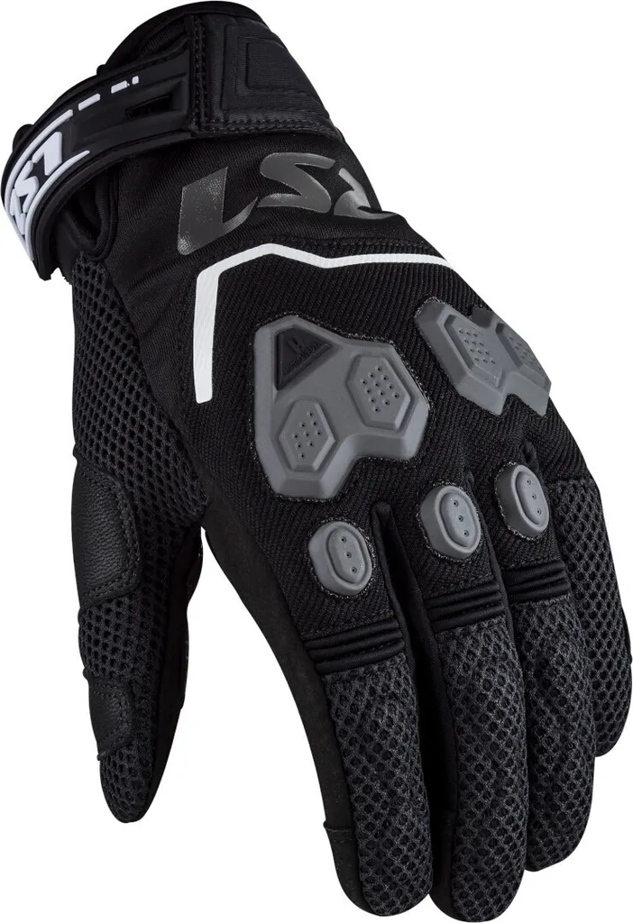 Gants de route LS2 Vega Mesh Noir 2XL pour rouler au frais cet été