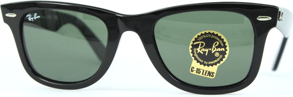 Ray-Ban Herren Sonnenbrille Wayfarer Original Black Iconic Produktbild 8