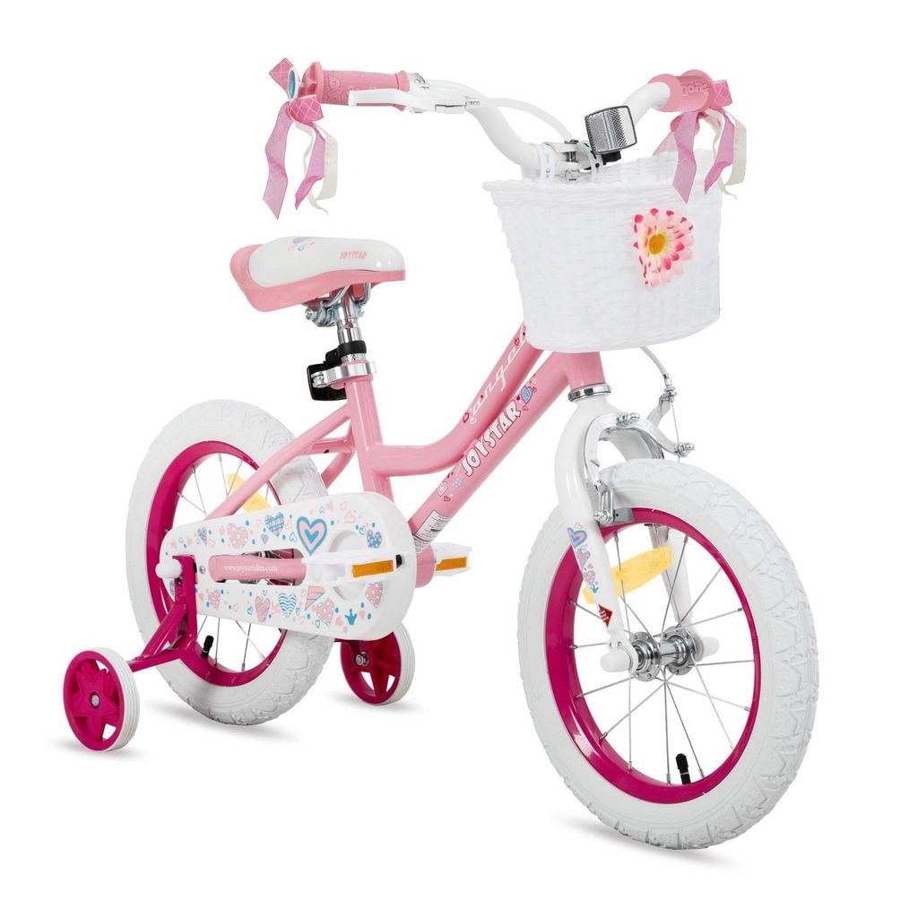 Vélo pour enfant HILAND, modèle fille, 14 pouces, avec Image du produit 