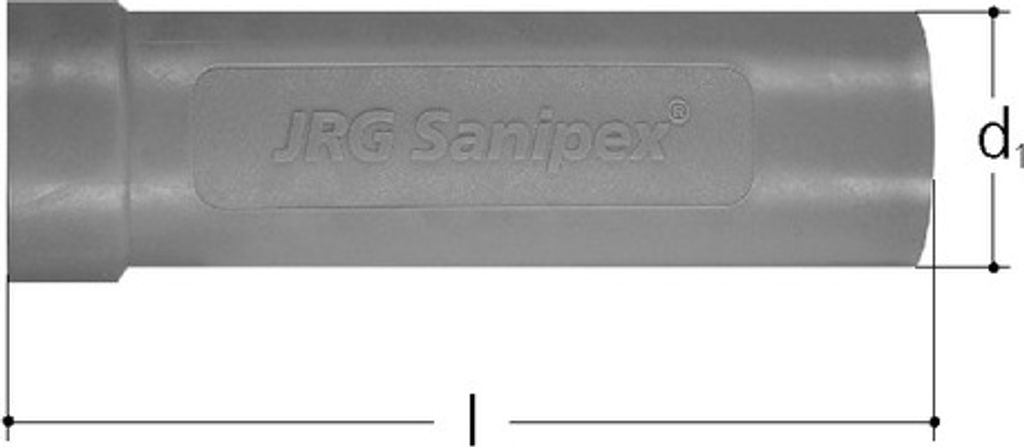Sanipex Markierhülse aus Kunststoff für Rohr 16 mm, rot 5734.031