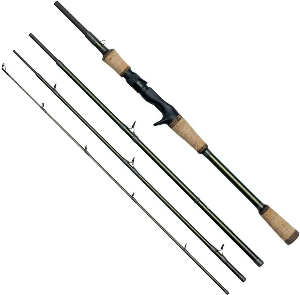 Canne Kinetic Warlord CT Trigger Noire 2.02m de 30-80g Carbone Rigide