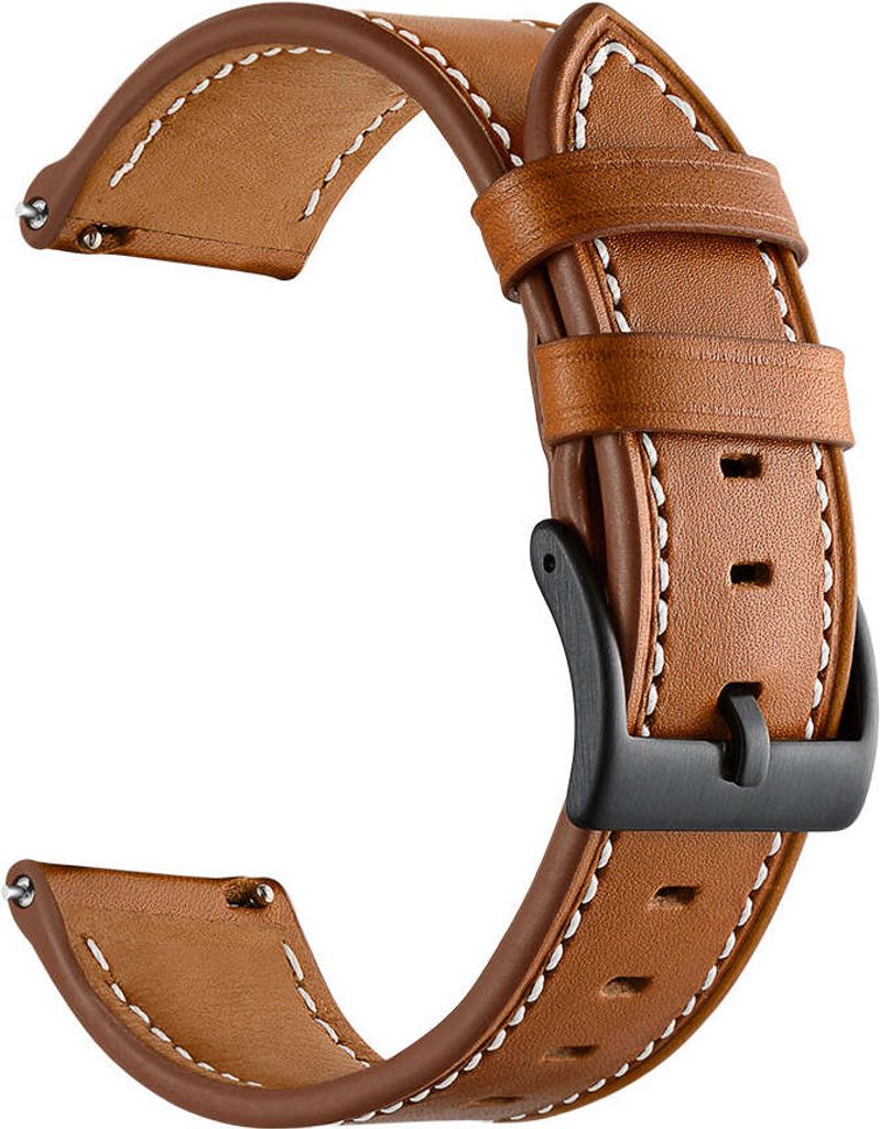 SYSTEM-S Armband flexibel aus Silikon 20mm für Samsung Galaxy Watch 4 Smartwatch Braun