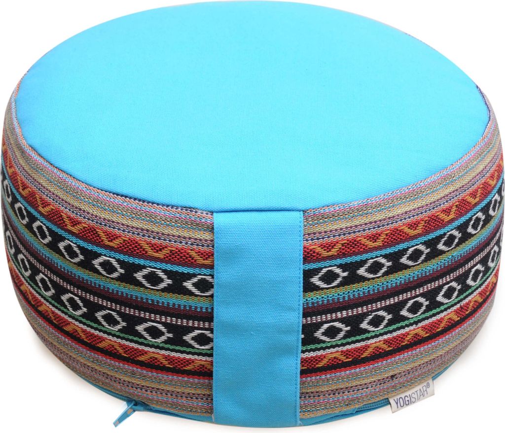 Meditationskissen - rund - ethnic - organic Baumwolle
