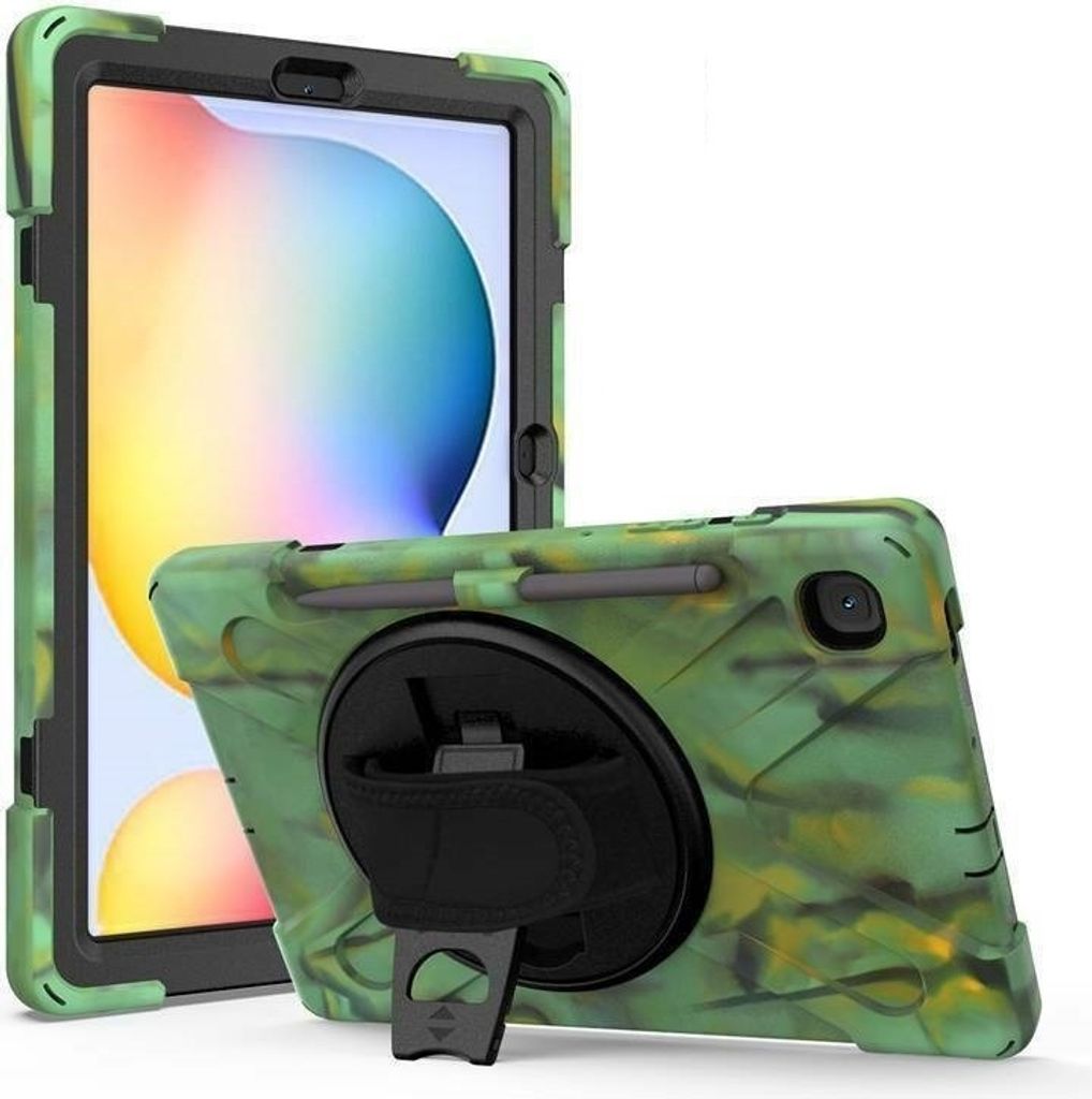 Case2go - Hülle kompatibel mit Samsung Galaxy Tab S7 FE (2021) - - Plastik Tablet Case Schutzhülle - Tarnung