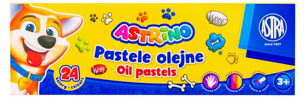 Atrino Ölpastellstifte, 24 Farben