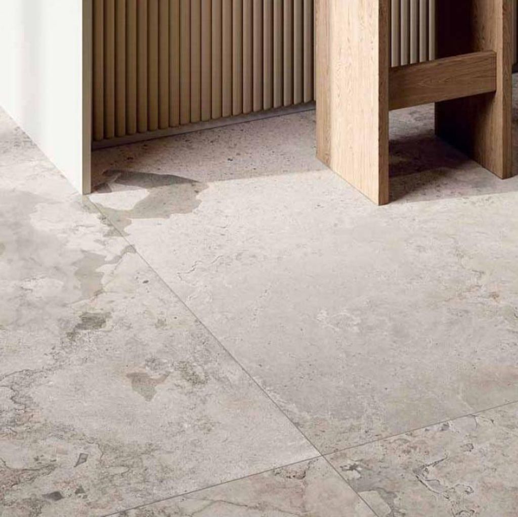 Fliesen Steinoptik Weiss 80x80 cm CASA39 Gardenia Ariana Pietra Viva