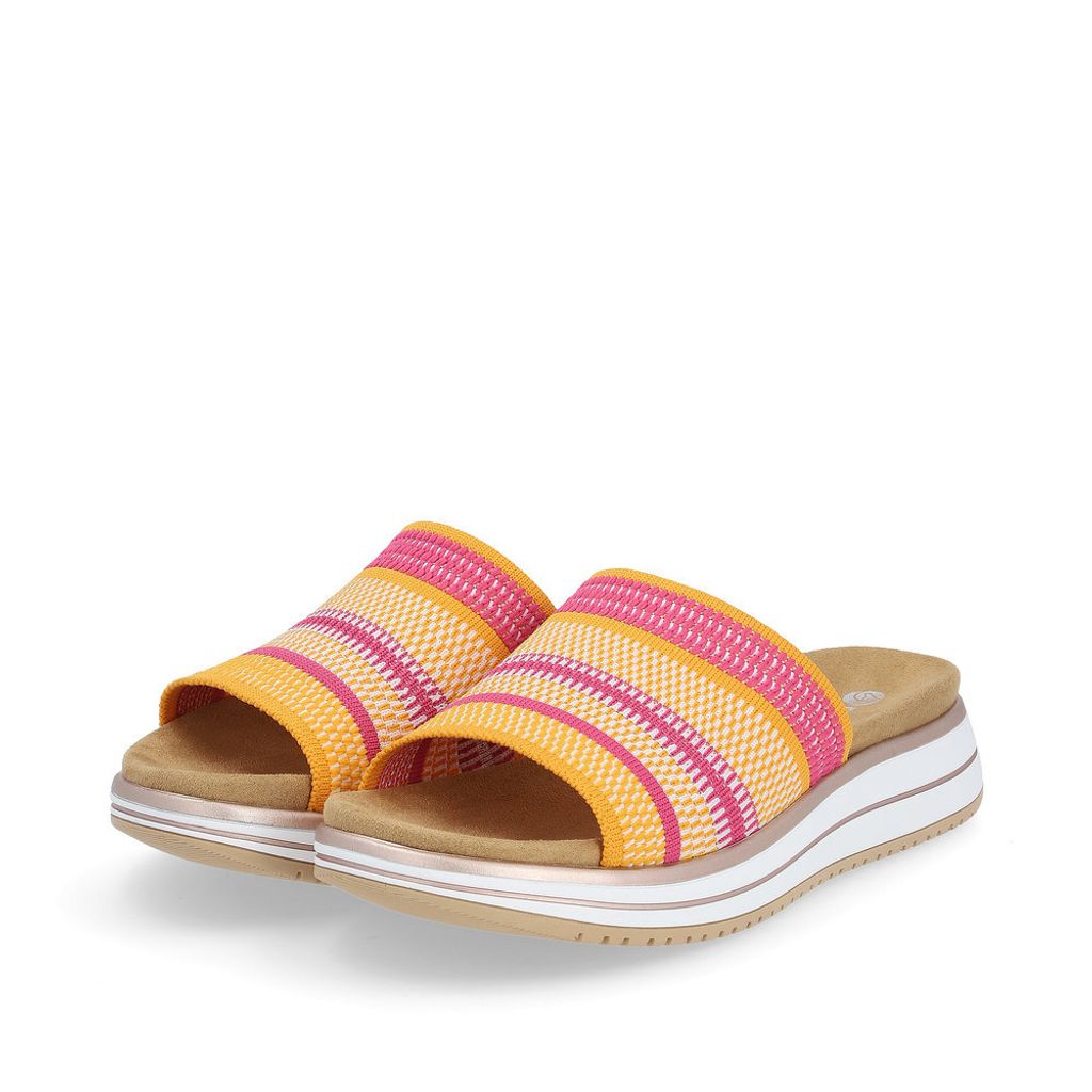 Remonte Damen-Pantolette Lite n Soft Sunflower-Fuchsia, Produktbild 