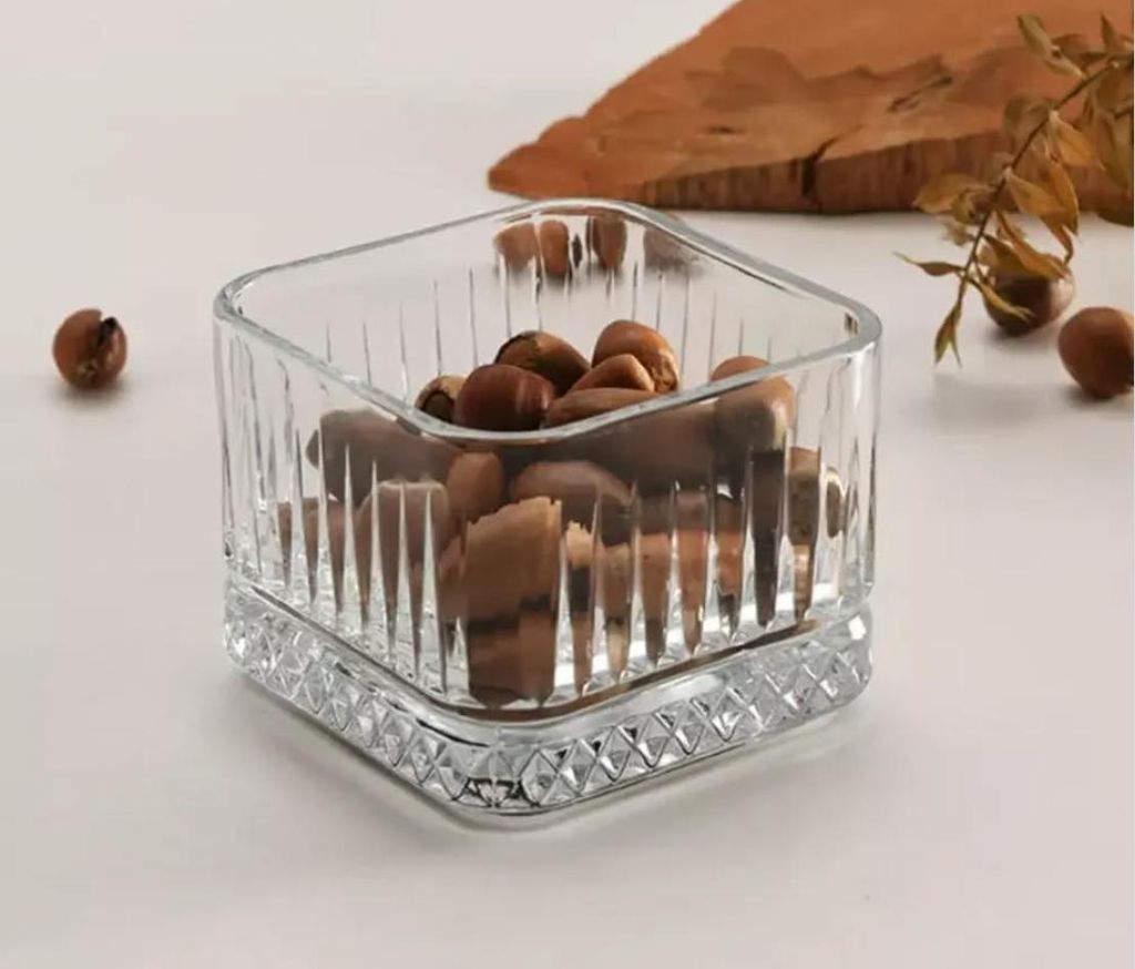 Pasabahce Elysia bols à snacks carrés en verre, 80 x 80 mm, Image du produit 