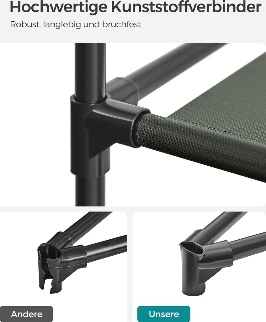 SONGMICS Kleiderschrank faltbare Garderobe mit Produktbild 6