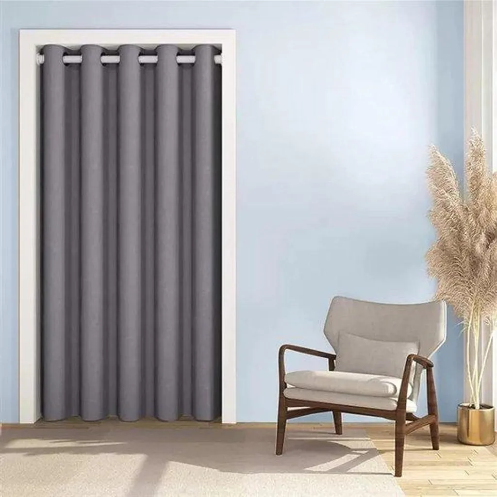 Ensemble rideaux gris foncé 60x160 cm - Écoénergétiques et occultants